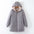 Autumn And Winter New Mid-length Waterproof Hooded Slim Fit Fleece Lined Coat Warm Berber Fleece Top Women's Coat