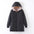 Autumn And Winter New Mid-length Waterproof Hooded Slim Fit Fleece Lined Coat Warm Berber Fleece Top Women's Coat