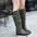 Side zipper middle boot