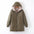 Autumn And Winter New Mid-length Waterproof Hooded Slim Fit Fleece Lined Coat Warm Berber Fleece Top Women's Coat