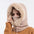 Winter Thick Plush Hat With Scarf Windproof Warm Knit Hats Hooded For Women