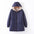 Autumn And Winter New Mid-length Waterproof Hooded Slim Fit Fleece Lined Coat Warm Berber Fleece Top Women's Coat